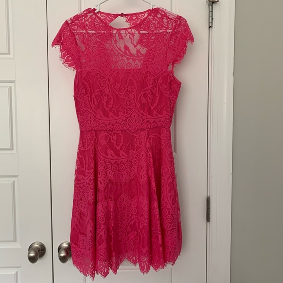 BB Dakota "Rhianna" Illusion Yoke Lace Fit & Flare - Picture 8 of 8